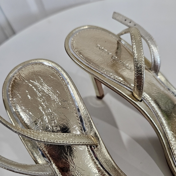 Tory Burch Double T Buckle Slingback Sandal Heels - Picture 5 of 7